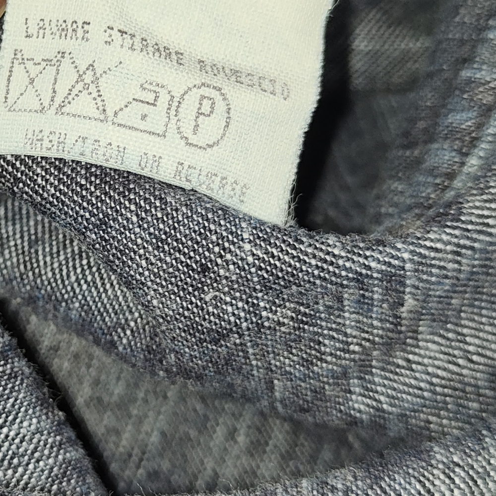 Jean Colonna Blue Jacket Denim Size Medium Full Zip - Picture 11 of 11